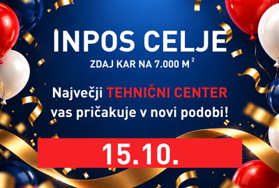 Inpos Celje odpira vrata največjega tehničnega centra v svoji mreži
