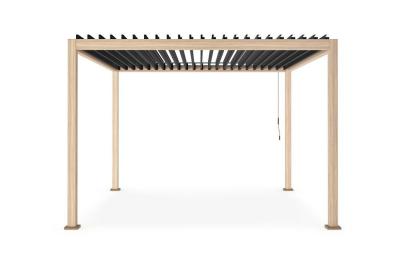 Bioklimatska pergola podaljša sezono druženja na terasi
