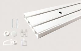 TRAČNICA MÜNCHEN 120cm, dvotirna, bela 