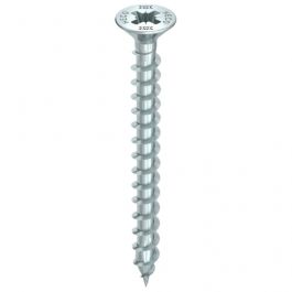 Vijak iverni Heco 3,5x30mm, (Pak=200kos), cel navoj, vgrezna glava, PZD2, srebrni cink 