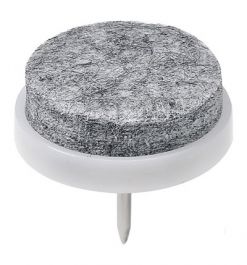 DRSNIK PRIBITNI FI24mm, beli, (Pak=8kos)
