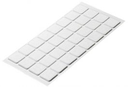 FILC PODLOŽNI 25x25x2,5mm, beli, samolepilni, (Pak=32kos) 