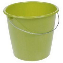 Vedro s kov. ročajem 
10l EKO fi28,5x26cm, zelen 
