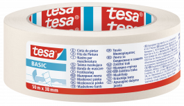 Trak zaščitni samolepilni krep Tesa Basic, 50m x 38mm