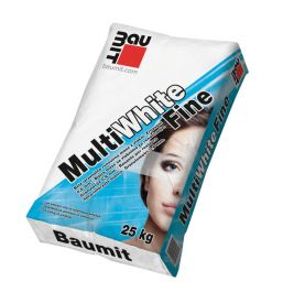 Izravnalna masa bela z vlakni MultiWhite Fine 25kg Baumit

