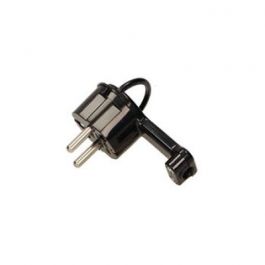 VTIKAČ KOTNI SLIM Z DRŽALOM 16A/220V ČRN 10/1