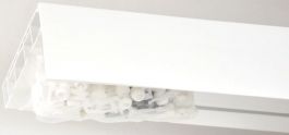 TRAČNICA BERLIN 150cm, enotirna, bela 