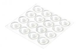 Blažilec samolepilni  D13x3mm, 16/1, prozoren art. 9191063