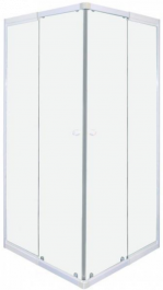 KABINA TUŠ KVADRATNA  KVD DRSNA VRATA 80-90x190, 4MM
