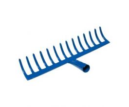 Grablje kovinske z ročajem, 16 zob, Agr.