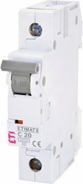 VAROVALKA ETIMAT6 C 1p 20A 2141517 ETI
