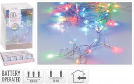Lučke 80 led večbarne baterijske notranje, Koo.