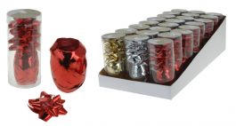 Dekoracija zavijalna, vrvica zavijalna in mašnice, 3 barve, Koo.