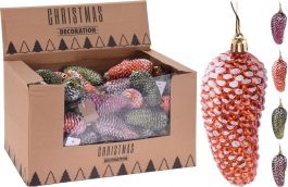 Okras božični storž 10 cm, Koo.