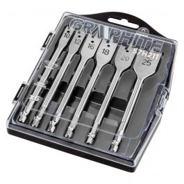 Sveder za les ploščati 6/1 (10,12,16,18,20,25mm) Graphite