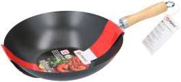 Wok Alpina, 30cm, lesen ročaj, premaz proti prijemanju

