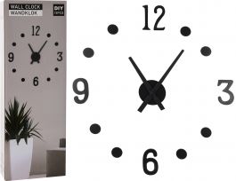 Ura stenska MDF Diy black  
