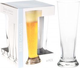 Kozarec za pivo 370ml set 4/1 
