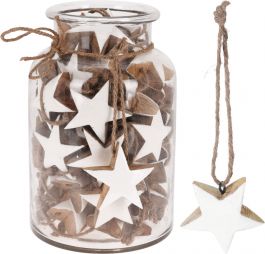 Zvezda  2 cm bele, Koo.