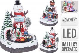 Dekoracija božična 10 led lučk, dim.24x22 cm, Koo.