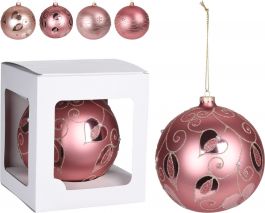 Bučka novoletna steklena fi 150 mm, Koo.