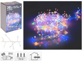 Lučke 240 led nano večbarne, Koo.