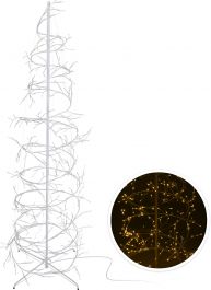Drevo novoletno spiralno 360 led lučk, 150 cm, Koo.