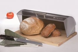 Kruhovnik Logan 38x28x16cm inox/pvc/les  
