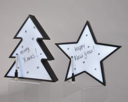 Led smreka/zvezda, notranji, DSGlas