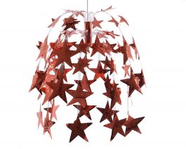 Snop zvezdic rdeča 60 cm, DSGlas