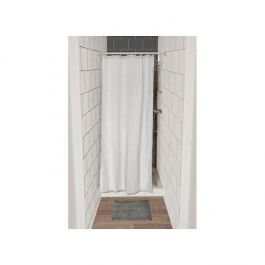 Zavesa za tuš 120x180, POLYESTER, bela 
