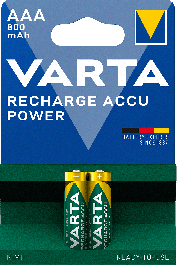 VLOŽEK BAT. ACCU AAA R2U 800 mAh 2/1