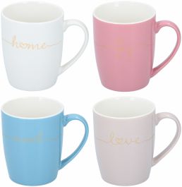Lonček Mug  8,5xH10,2cm 350ml new Bone porcelan (