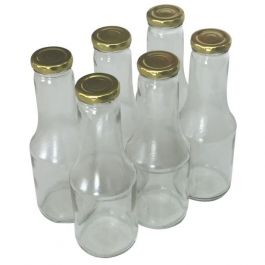 Steklenica za ketchup 0,5l s pokrovčki  6/1 Mih.
