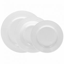 Krožnik garnitura 18/1 Polis circles, porcelan, 
