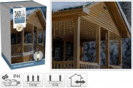 Lučke 360 led ICICLE toplo bela zavesa,7,1m,  Koo.