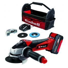 SET AKU. ORODJA TE-AG 18/115 Li Kit (1x4.0Ah) BRUSILNIK KOTNI + - EINHELL