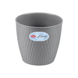 Lonec cvetlični Liberty fi 20 x H19 graphite, Stef.