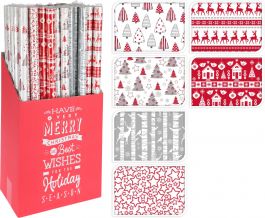 Papir božični za zavijanje, 70x200 cm, Koop