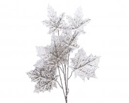 Veja okrasna novoletna srebrna 85cm, Kaem.