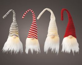 Figura božična palček led, 23cm, Kaem.