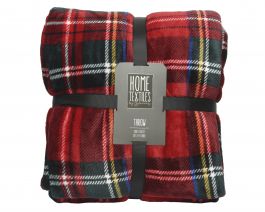 Odeja rdeči karo 150x200cm
