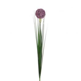 Cvetje umetno Mica allium lila 80 cm, Edel.