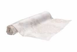 Namizni tekač 140 x 40cm z zlatim vzorcem
