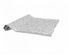 Namizni tekač 140 x 40cm z srebrnim vzorcem
