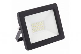 Reflektor LED G-TECH 20W, 1600lm 4000K ČRN IP65