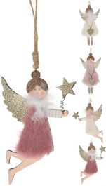 Okras novoletni angelček 13 cm, Koo.