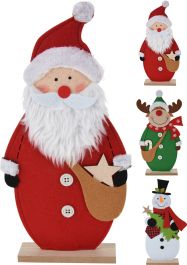 Figura okrasna božiček/jelenček/snežak 40 cm, Koo.