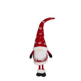 Figura božična palček rdeč 55 cm, Edel.