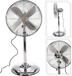 Ventilator samostoječi fi 45 cm, 50 W, krom 
